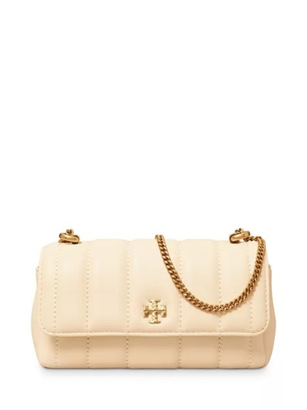 Tory Burch Mini Kira Flap Crossbody Bag Off-white Brie
